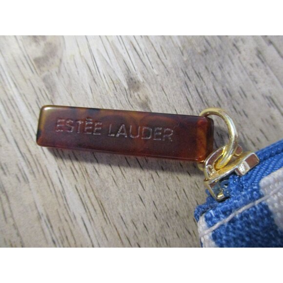 ✨ Estée Lauder Blue & White Cosmetic Pouch - Picture 3 of 7